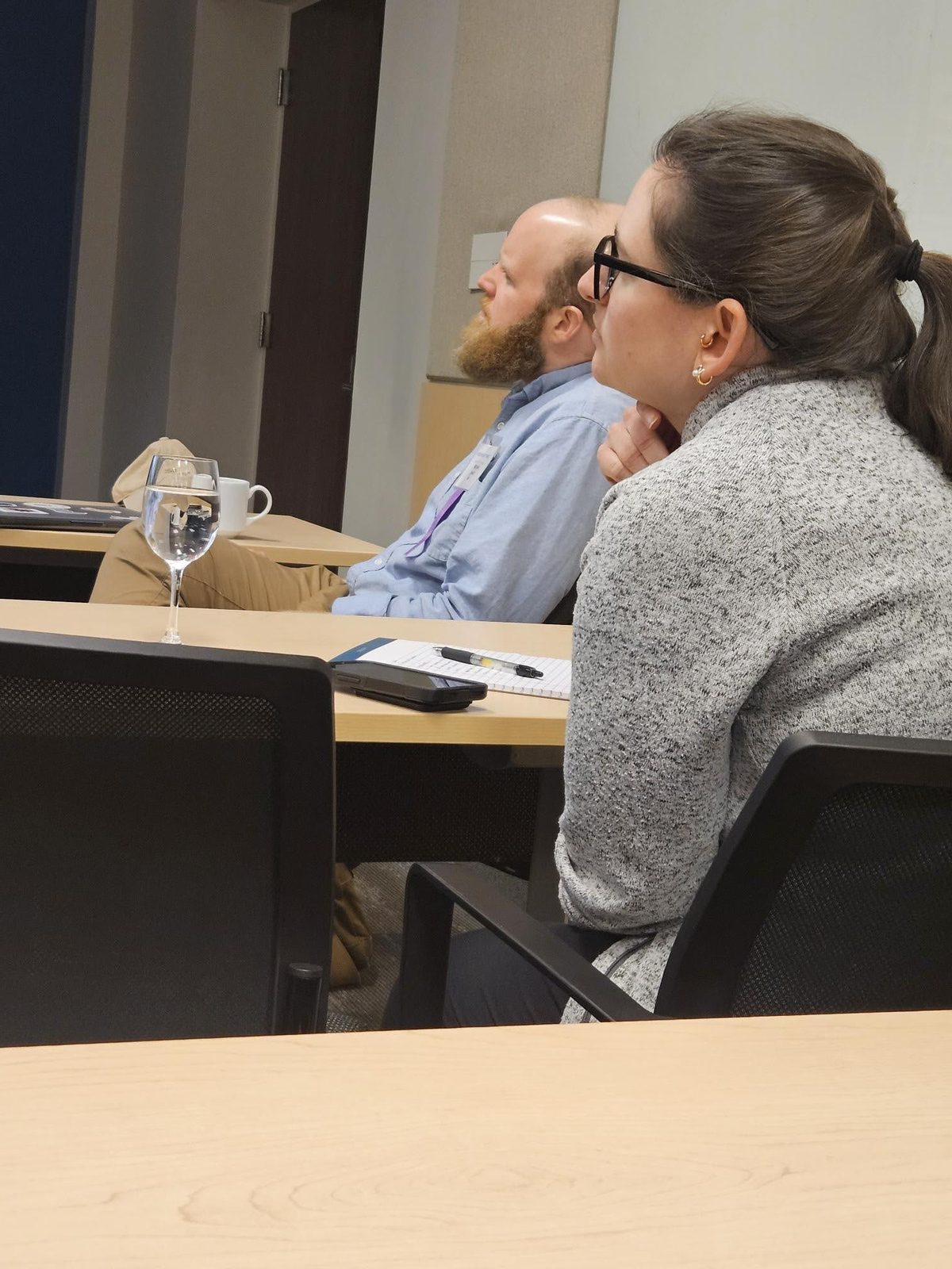Attendees listening to a presentation at the 2026 NCIDS Spring Meeting